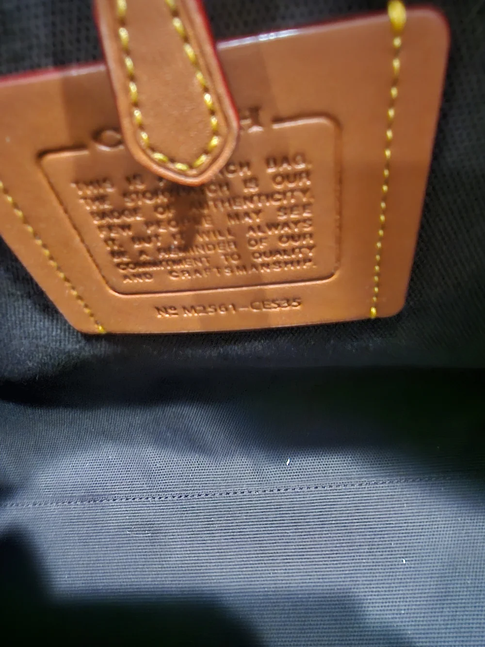 Coach LOVED LEATHER Compass 45